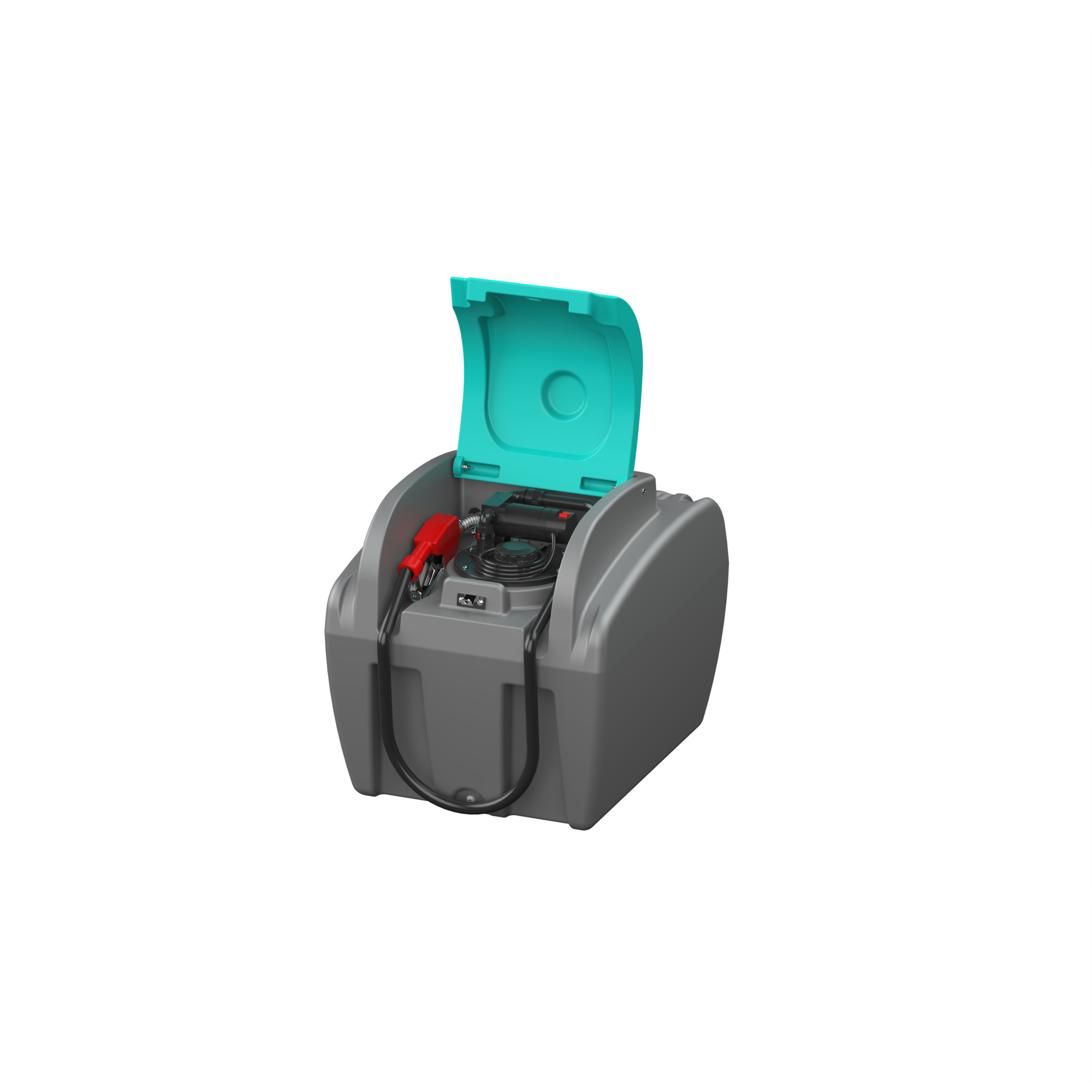 Enduraplas, 55 GAL COMPACT DIESEL FUEL BOSS FUEL TRANSFER TANK, Capacity 55 Gal, Shape Rectangle, Model# RDU055C10D